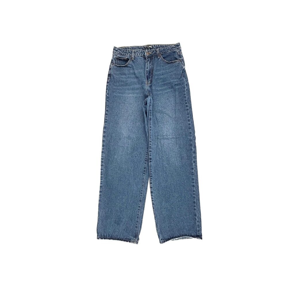 Fashion Nova Loose Straight Leg Womens Size 9 Dark Blue Denim jeans